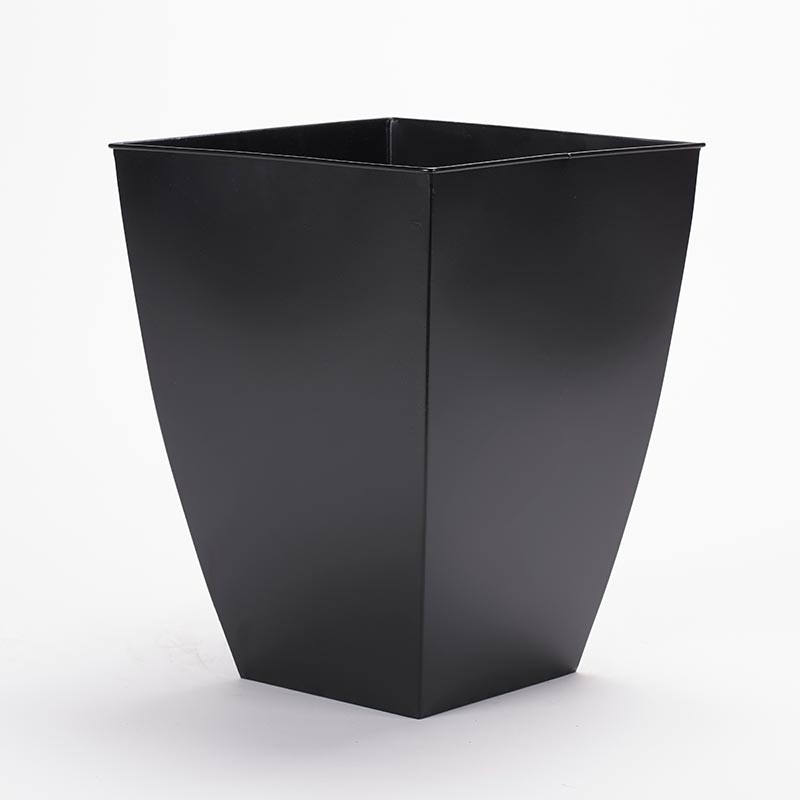 SQUARE ZINC PLANTER - D&W Silks