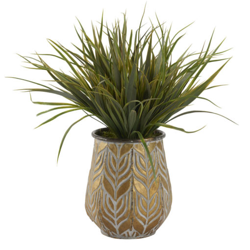 Wild Grass in Small Ember Planter - 212145