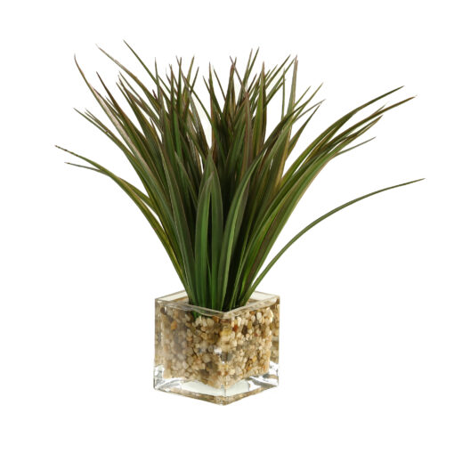 Wild Grass in Tealight Vase - 139087-S