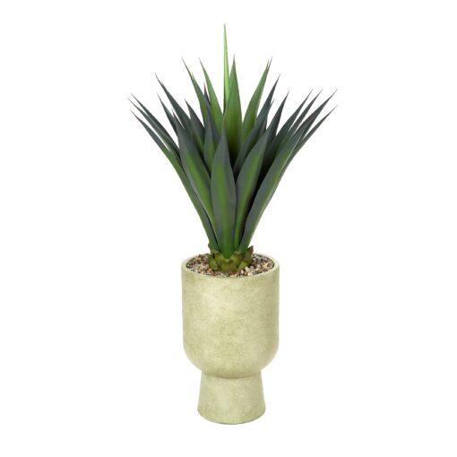 Large Agave in Romelia Planter - 716-3116